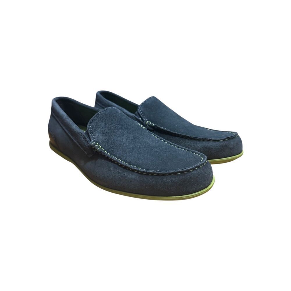 Rockport Malcom Venetian Dark Grey/Green Loafer Men’s Size 7.5M